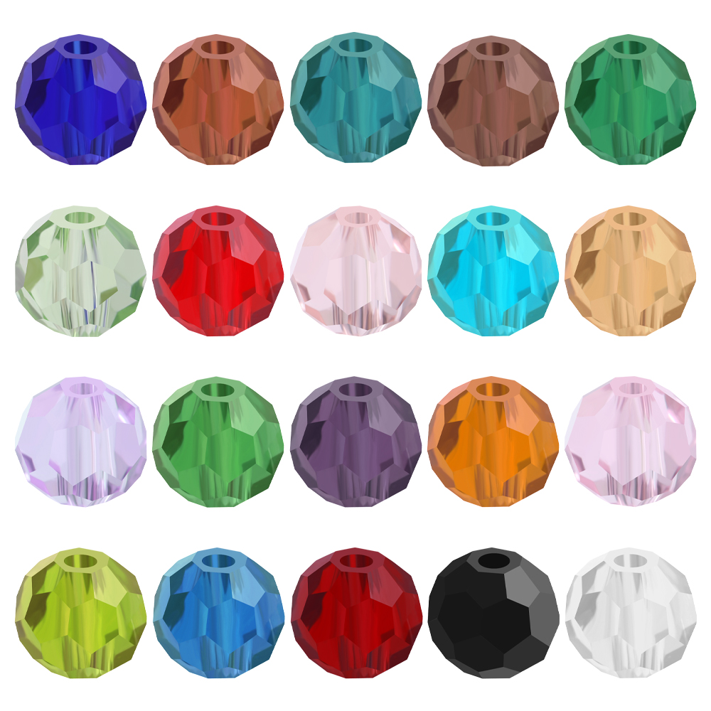 Glass Seed Beads 2Mm Jewelry Making - 32-facettenige runde Kugeln 2mm 3mm 4mm