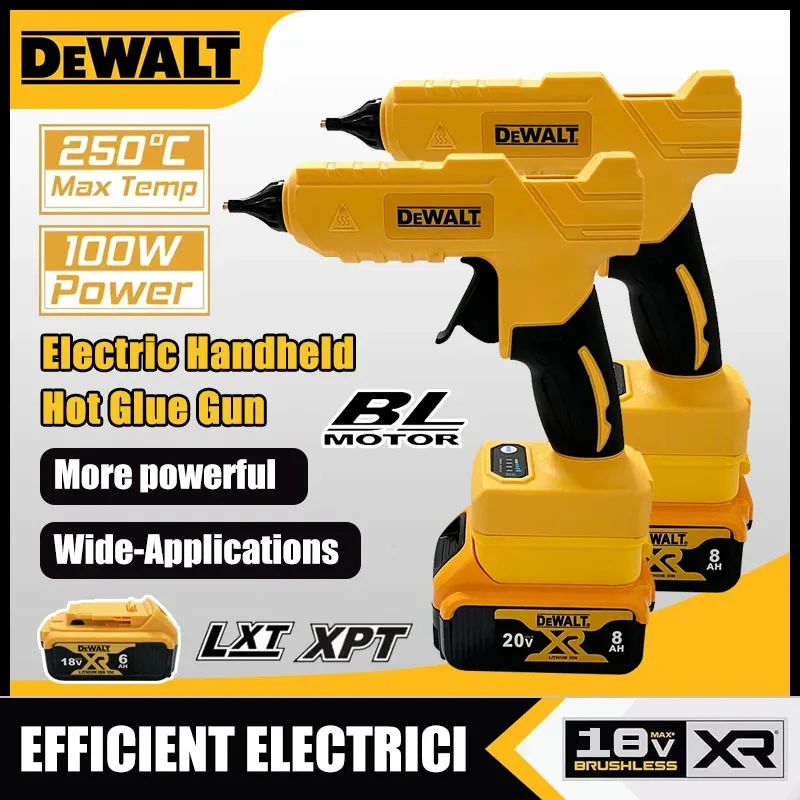 Hot Melt Glue Gun Cordless - Dewalt Handgehaltene Elektrische Kabellose Heißklebepistole Reparatur-DIY-Werkzeug