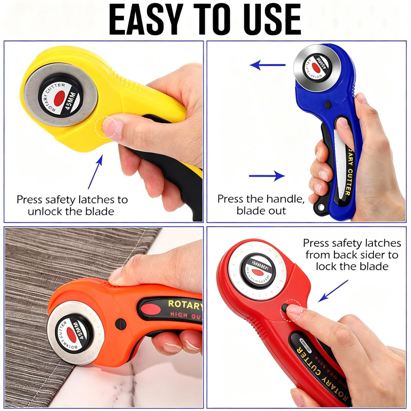 Stoff-Rollenschneider 45mm Kli – Rotary Cutter For Fabric 45Mm Bewertung und Preis