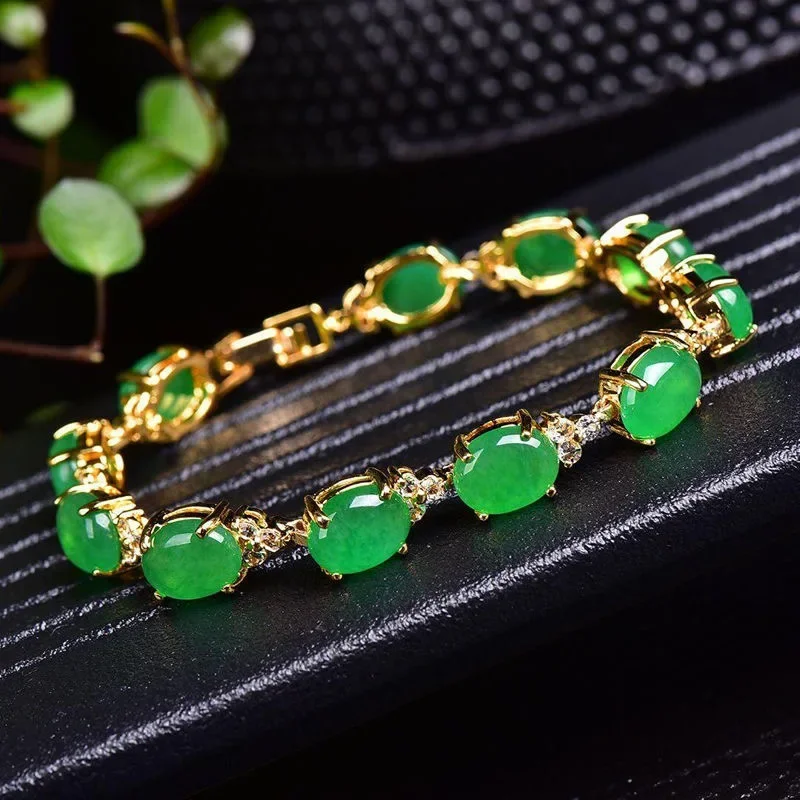 Natürliche Grüne Jade Achat LI – Beading Bewertung und Preis