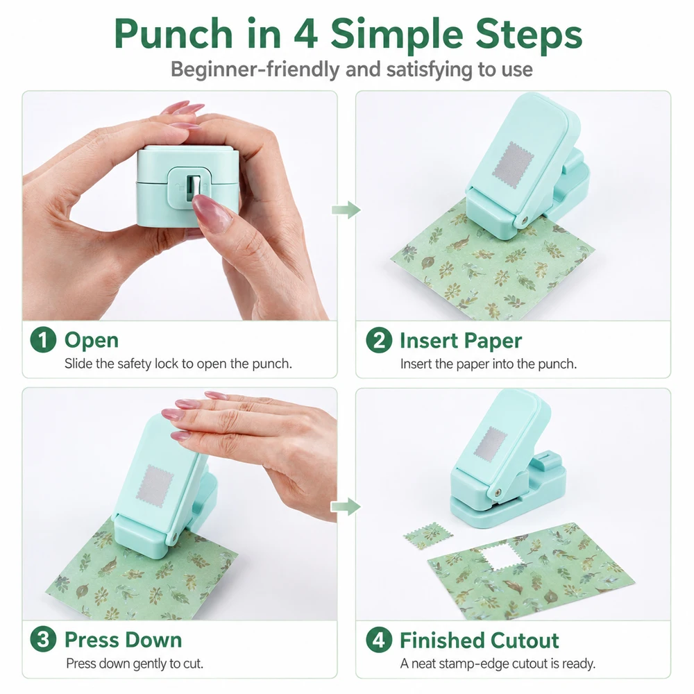 Briefmarken-Kantenstanzer für  – Scrapbooking Bewertung und Preis