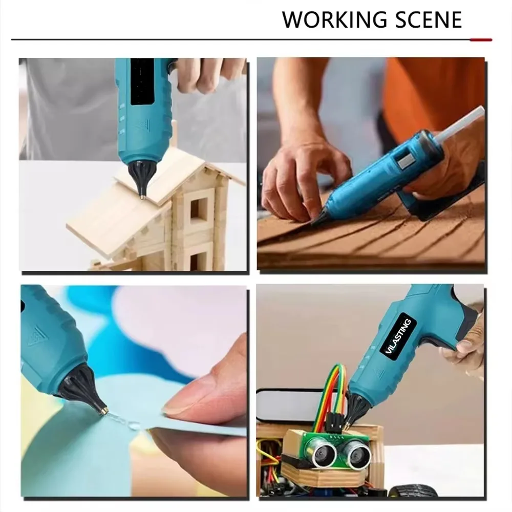 100 W kabellose Heißklebepisto – Hot Melt Glue Gun Cordless Bewertung und Preis
