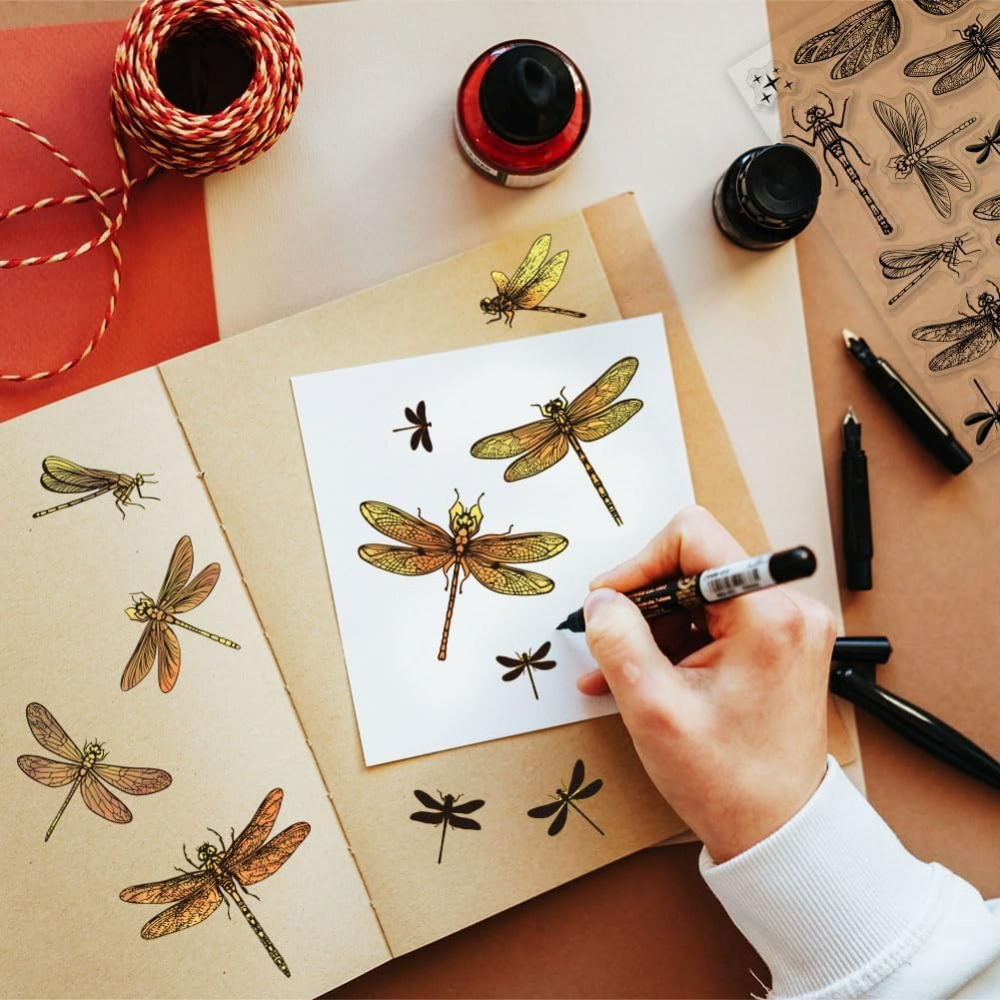 Transparente Stempel mit Libel – Clear Silicone Stamps For Card Making Bewertung und Preis