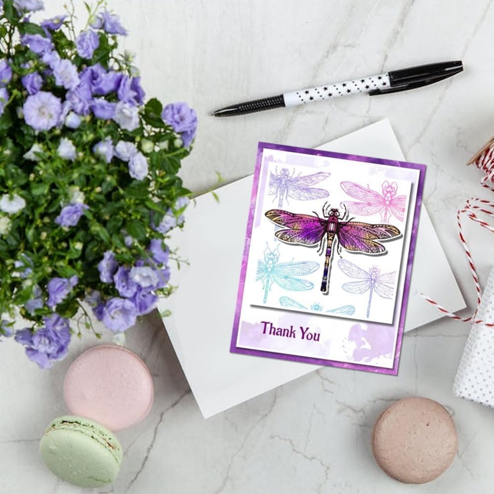 Transparente Stempel mit Libel – Clear Silicone Stamps For Card Making Bewertung und Preis