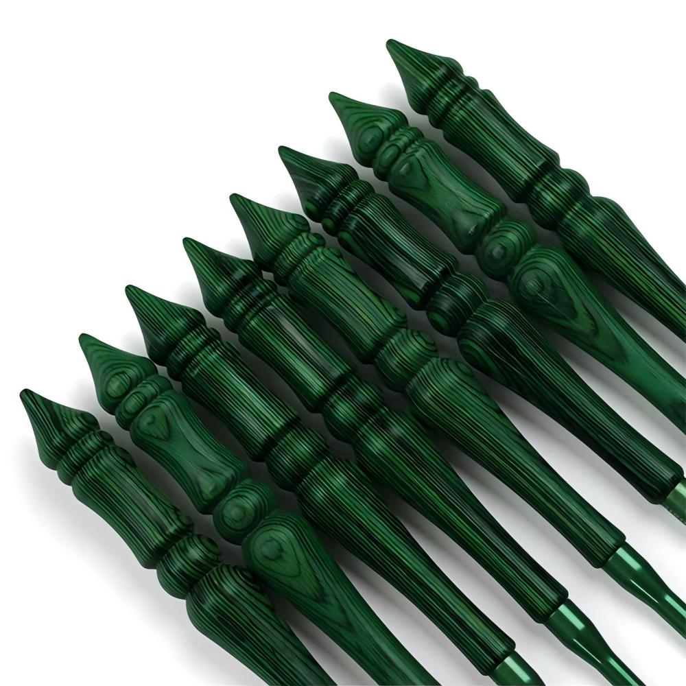 Häkelnadel-Set, grün, mit Kuns – Wooden Crochet Hooks Ergonomic Handle Bewertung und Preis