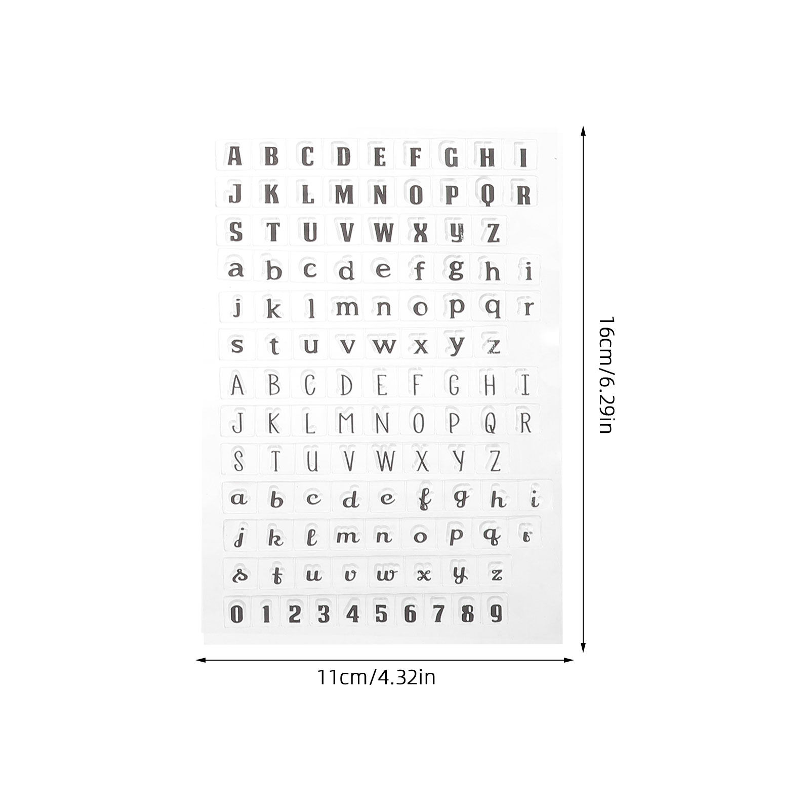 4 Stück transparente Silikon-A – Clear Silicone Stamps For Card Making Bewertung und Preis