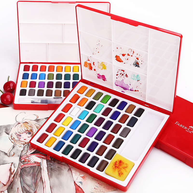 24/36/48 Farben feste Aquarell – Watercolor Paint Set Solid Pigment Bewertung und Preis