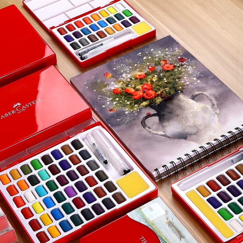 24/36/48 Farben feste Aquarell – Watercolor Paint Set Solid Pigment Bewertung und Preis