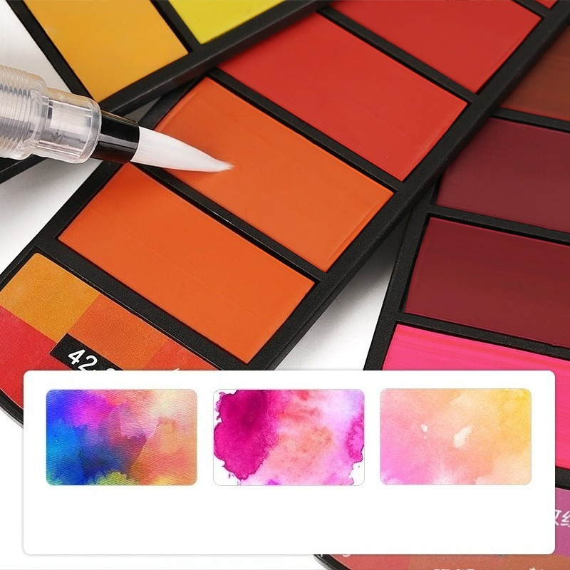 18 Farben Feste Aquarellfarben – Watercolor Paint Set Solid Pigment Bewertung und Preis
