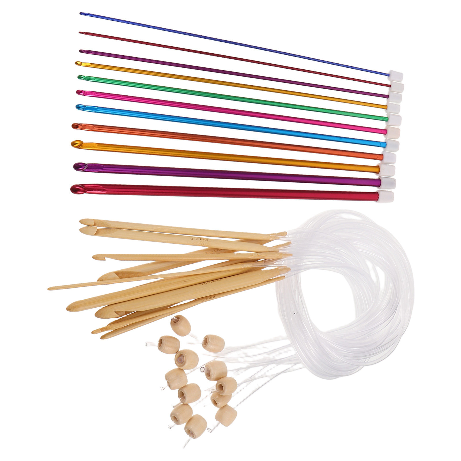 1 Set lebendige Häkelnadeln zu – Wooden Crochet Hooks Ergonomic Handle Bewertung und Preis