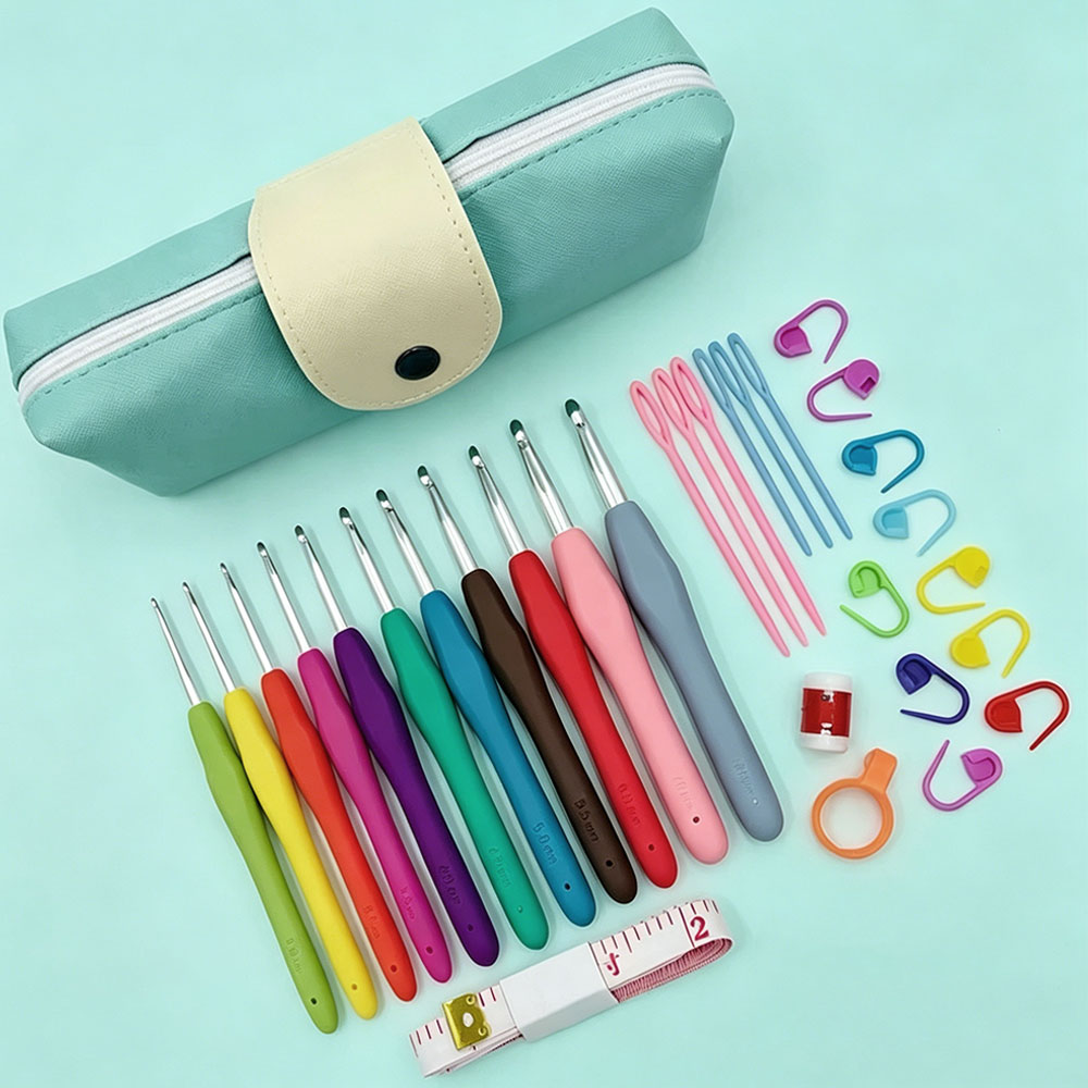 37-teiliges Häkelnadel-Set mit – Sewing Bewertung und Preis