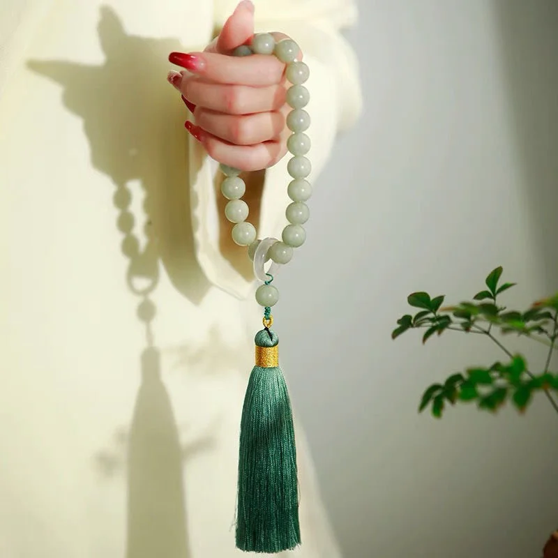 Grüner Jade stein 12mm Perlen  – Beading Bewertung und Preis